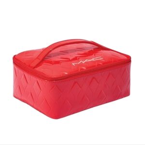 MAC Red Cosmetic Bag